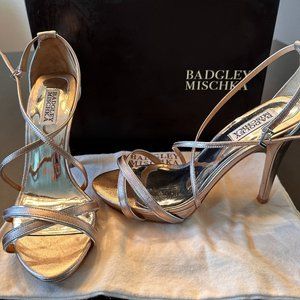 Badgley Mischka Rosegold Heels